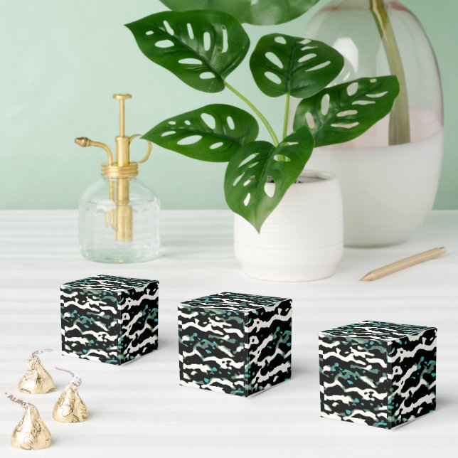 Caixinha De Lembrancinhas MVB Cameo Masculine Green 2 Design (Múltiplo)