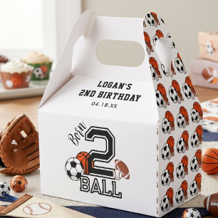 Caixinha De Lembrancinhas Nascer 2 Ball Sports Theme Boy Party