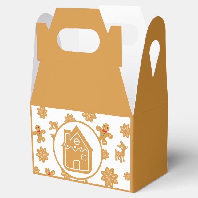 Caixinha De Lembrancinhas Natal da Casa de Pão Gingerido (Aberto)