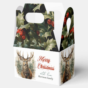 Caixinha De Lembrancinhas Natal Deseja Reindeer Russo