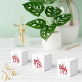 Caixinha De Lembrancinhas Natal Personalizado da Família com Duas Fotos em F