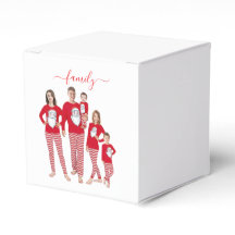 Natal Personalizado da Família com Duas Fotos em F