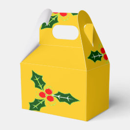 Caixinha De Lembrancinhas Natal sagrado em laranja