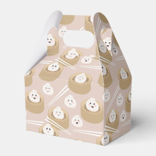Caixinha De Lembrancinhas Navio a vapor Cute Kawaii Dumplings