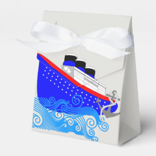 Caixinha De Lembrancinhas Navio de cruzeiro personalizado náutico