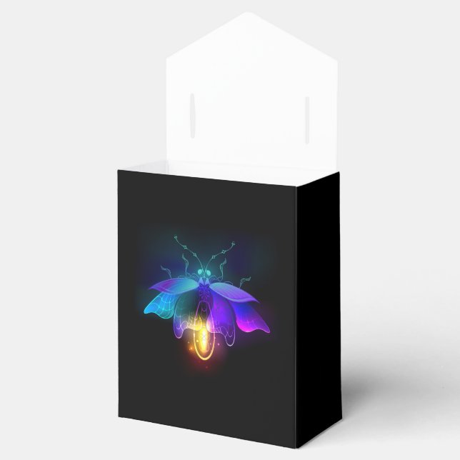 Caixinha De Lembrancinhas Neon Firefly a preto (Aberto)