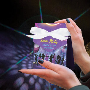 Caixinha De Lembrancinhas Neon Glow Disco Dance Festa de aniversário