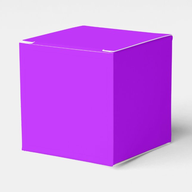 Caixinha De Lembrancinhas Neon Purple Classic (Frente)