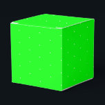 Caixinha De Lembrancinhas Neve branca flocos de neve pequenos pequenos ponto<br><div class="desc">Flocos de neve brancos flocos de neve pequenos pequenos pontos neon verde presente de neon Favor Box Excelente para presentes de Natal,  Férias e Aniversário</div>