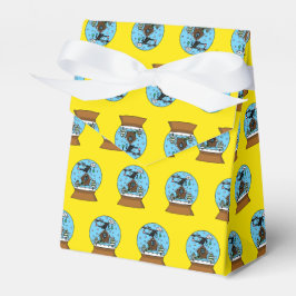 Caixinha De Lembrancinhas Neve Globe com Blackbird Singing