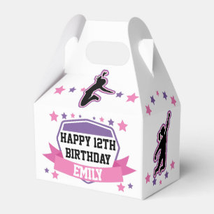 Caixinha De Lembrancinhas Ninja Warrior Girls Birthday Favor Box