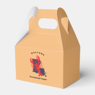 Caixinha De Lembrancinhas Nome personalizado de Louisiana Red Crayfish