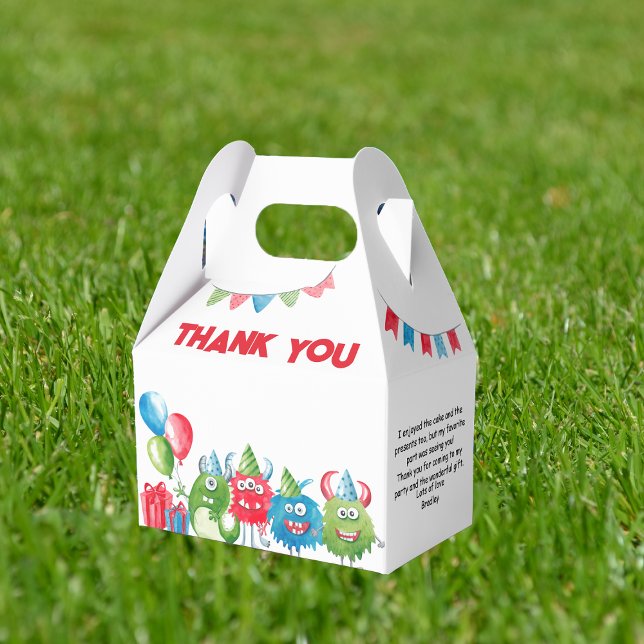 Caixinha De Lembrancinhas Nosso Pequeno Monstro | FESTA DE ANIVERSÁRIO (Criador carregado)