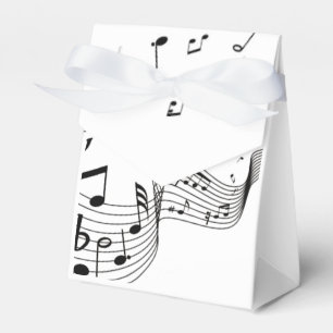 Caixinha De Lembrancinhas Notas de música em branco