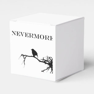Caixinha De Lembrancinhas Nunca mais Raven Edgar Allan Poe Design