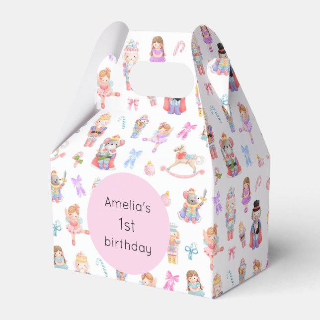 Caixinha De Lembrancinhas Nutcracker Birthday (Frente)