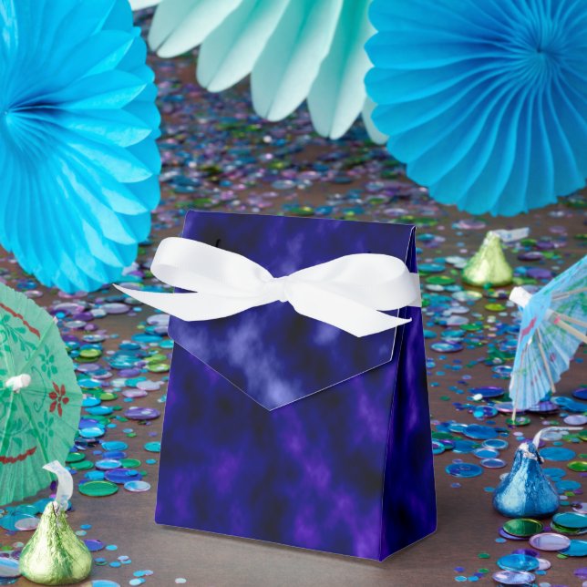 Caixinha De Lembrancinhas Nuvens Roxas (Festa)