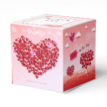 "O Amor está no Ar!" bela Árvore do Amor Corações