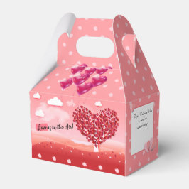 Caixinha De Lembrancinhas "O amor está no ar!" Lindos Corações da Árvore do