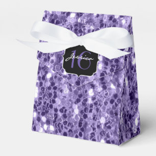 Caixinha De Lembrancinhas O brilho roxo ultravioleta sparkles o doce 16
