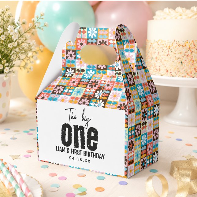 Caixinha De Lembrancinhas O Grande 1º Aniversário (The BIG One 1st Birthday Favor Boxes)
