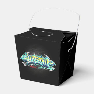 Caixinha De Lembrancinhas O nome Justin em grafite