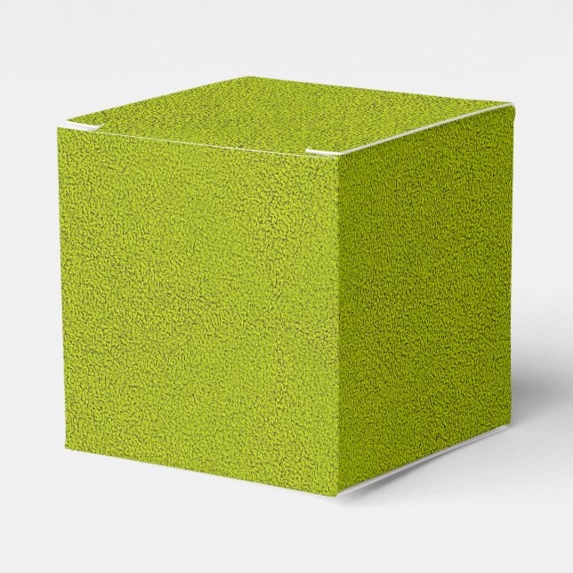 Caixinha De Lembrancinhas O olhar do Suede Verde Snuggly Chartreuse (Frente)