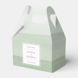 Caixinha De Lembrancinhas Obrigado Casamento Verde