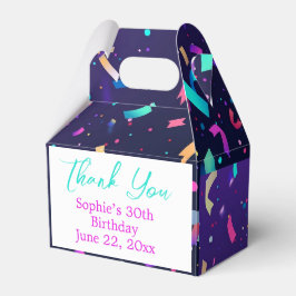 Caixinha De Lembrancinhas Obrigado colorido que você trata/favorece/caixa de