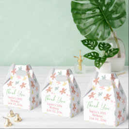 Caixinha De Lembrancinhas Obrigado colorido que você trata/favorece/caixa de