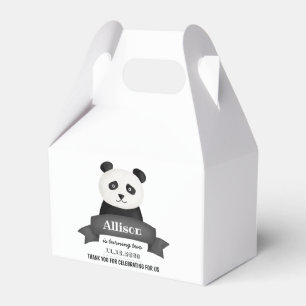 Caixinha De Lembrancinhas Obrigado da festa de aniversário da panda você