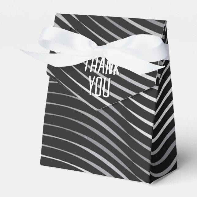 Caixinha De Lembrancinhas Obrigado Ilusão Óptica (Frente)