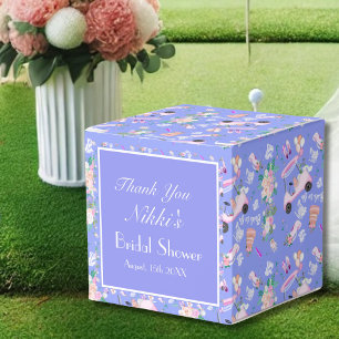 Caixinha De Lembrancinhas Obrigado Noiva de Golfe Chá de Noiva Brunch