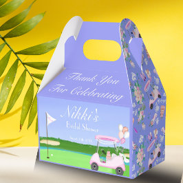 Caixinha De Lembrancinhas Obrigado Noiva Golfe Café da Manhã de Chuveiro de 