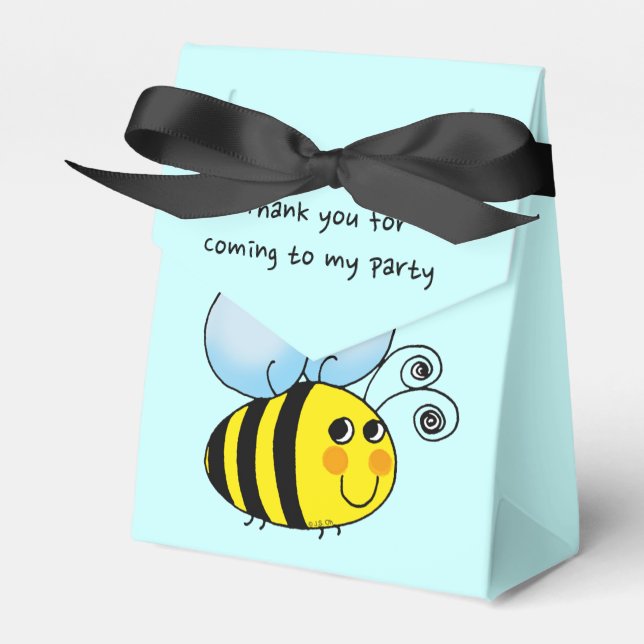 Caixinha De Lembrancinhas Obrigado por ter vindo à minha festa de aniversári (Frente)