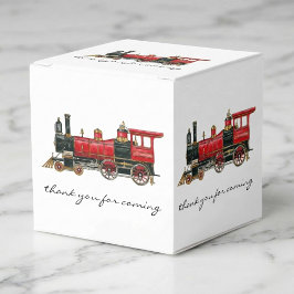 Caixinha De Lembrancinhas Obrigado Por Vierem Comboio Vermelho