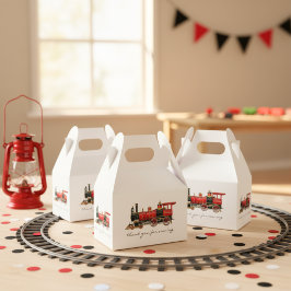 Caixinha De Lembrancinhas Obrigado Por Vierem Comboio Vermelho