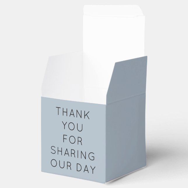 Caixinha De Lembrancinhas Obrigados Personalizados Simples Nomes Azuis Empoe (Aberto)