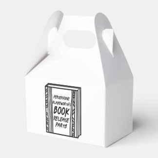 Caixinha De Lembrancinhas Oferta Ilustrada de Partido de Liberação de Livro