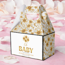 Oh Baby Watercolor Rose Gold Baby Shower