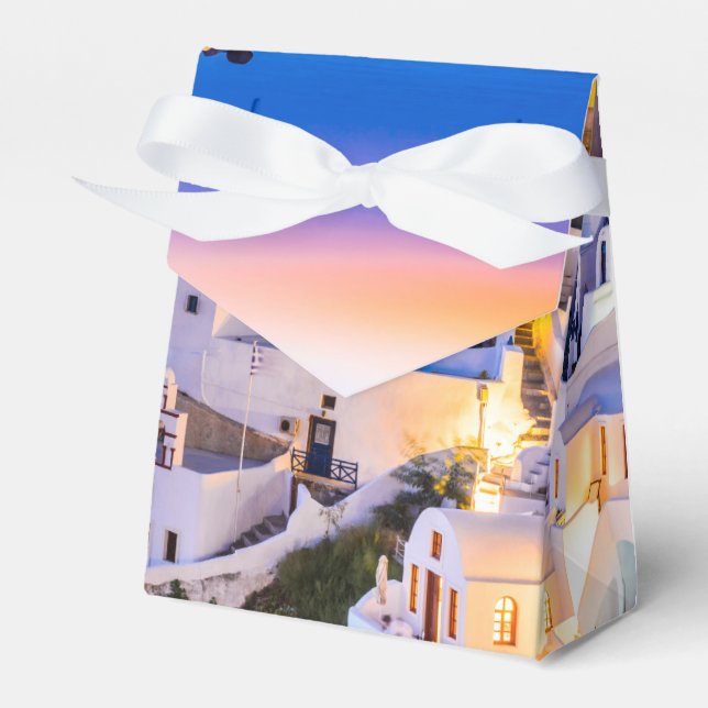Caixinha De Lembrancinhas Oia Santorini (Frente)