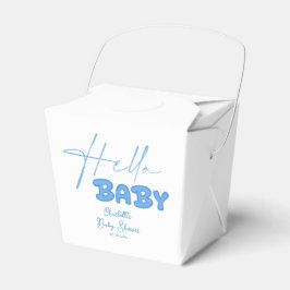 Caixinha De Lembrancinhas Olá, Chá de fraldas Elegante