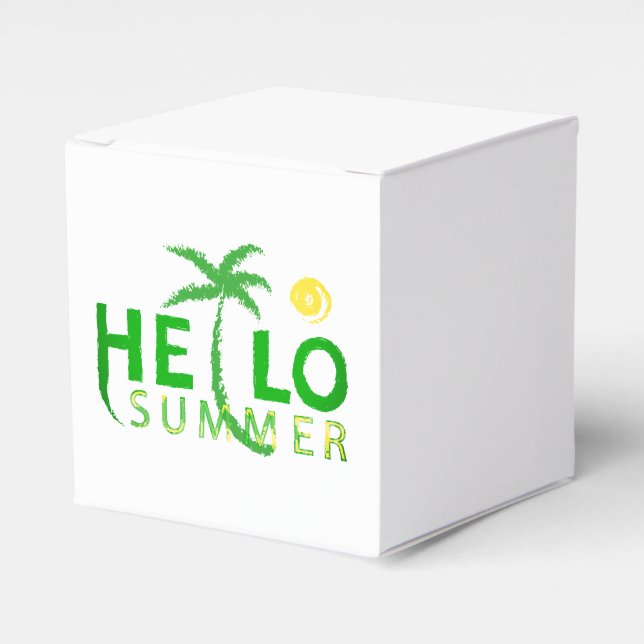 Caixinha De Lembrancinhas Olá Summer (Frente)