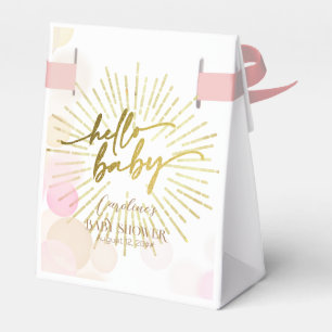 Caixinha De Lembrancinhas Olá Sunshine Boho Modern Happy Baby Chá