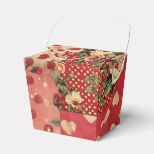 Caixinha De Lembrancinhas Olhar Bonito Envelhecido Vintage Shabby Chic Flora