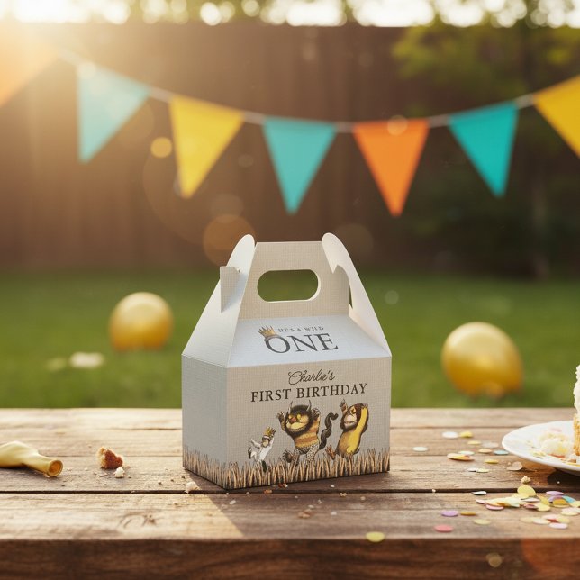 Caixinha De Lembrancinhas Onde as coisas selvagens são o primeiro aniversári (Criador carregado)