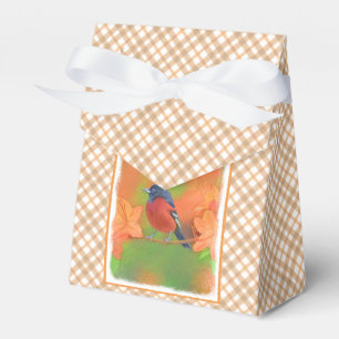 Caixinha De Lembrancinhas Orchard Oriole Songbird Pintura Original