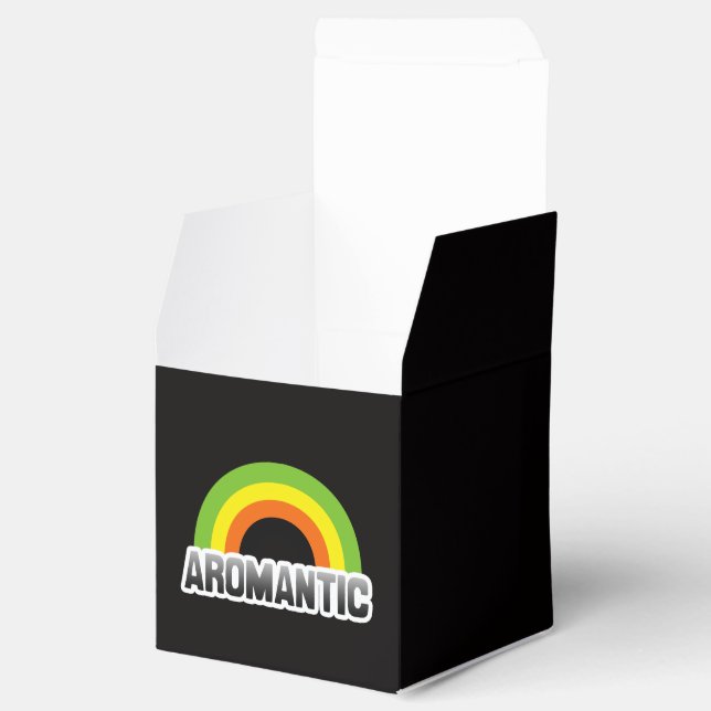 Caixinha De Lembrancinhas Orgulho Aromântico (Aberto)