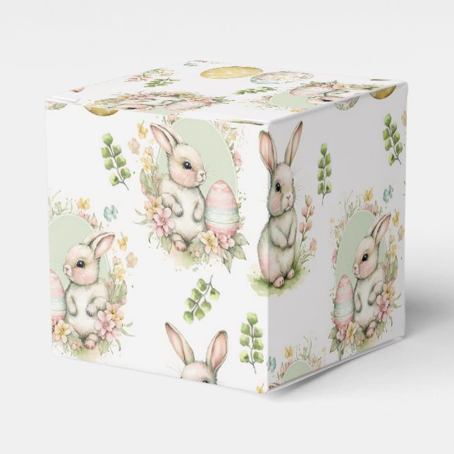 Caixinha De Lembrancinhas Ostara Rabbit Favor Box (Frente)