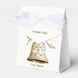 Caixinha De Lembrancinhas Ouro de Natal Shiny Stars Green Folhas